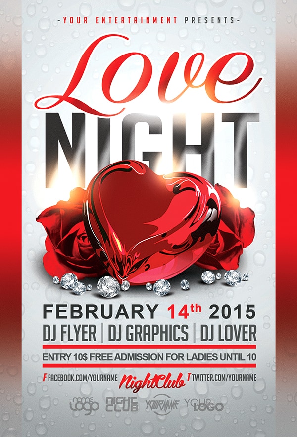 Free Valentine’s Day Flyer Templates 146