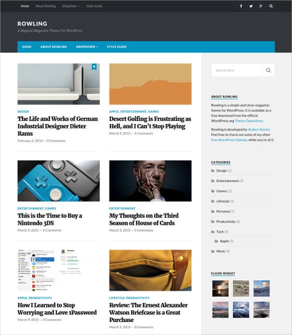 news blogger theme 13.