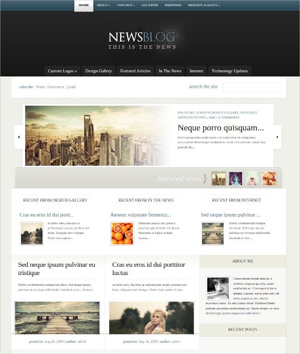 news blogger theme 941