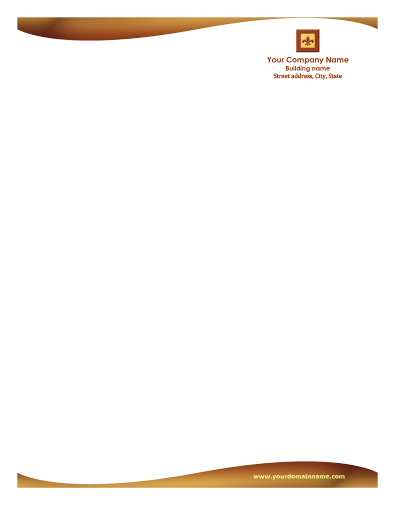 word letterhead templates free download