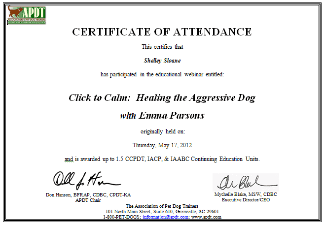 certificate of attendance template 74