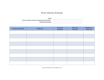 Delivery Schedule 52