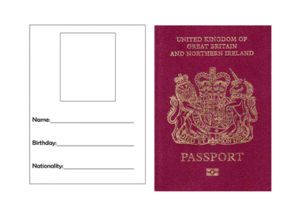 Passport Template Templates Front