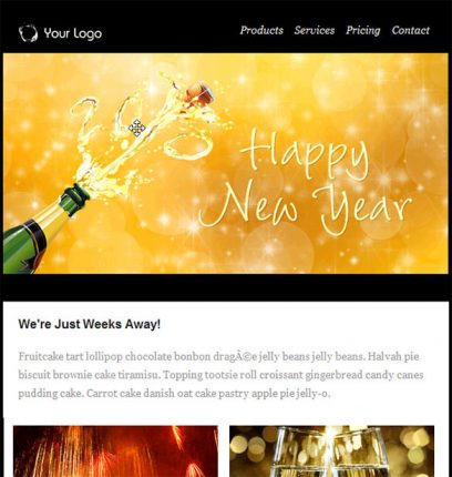 Happy New Year Email Templates – Templates Front