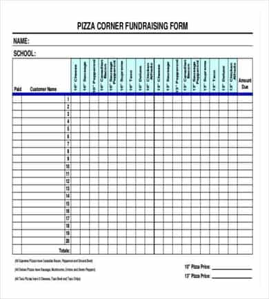 Order Form Template Excel