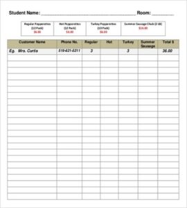 10+ Free Fundraiser Order Form Templates - Word Excel PDF Formats